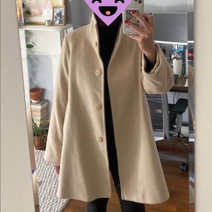 Fleurette Piacenza Cream Wool Coat